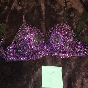 Purple Seqiun Bra Costume